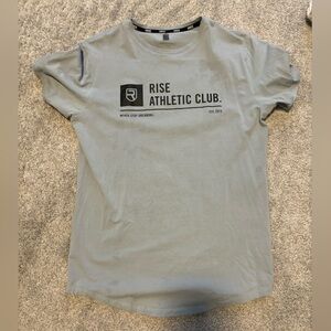RISE Gym Apparel Light Blue Men’s Size Medium Gym T-Shirt